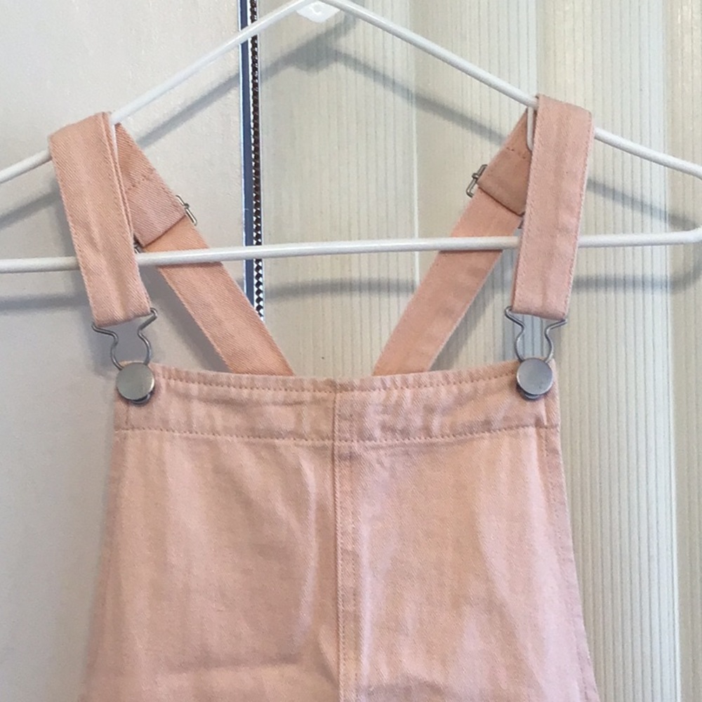 ‘Cotton On’ Baby Pink Denim Skirt Overalls - Picture 3 of 5
